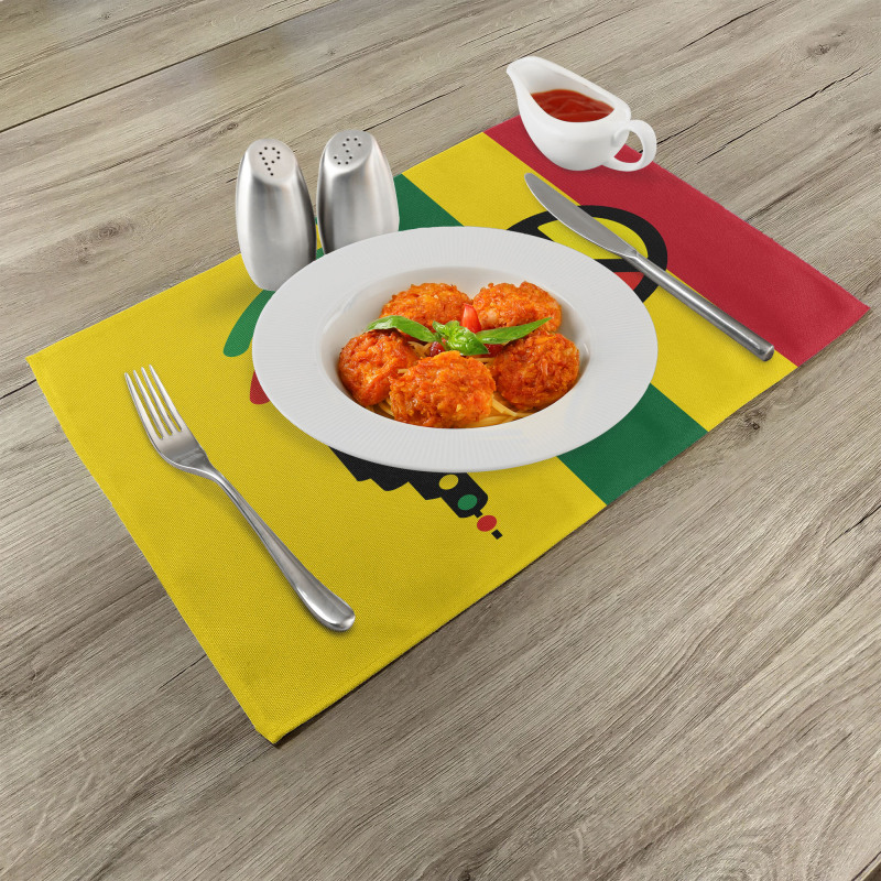 Reggae Music Peace Place Mats