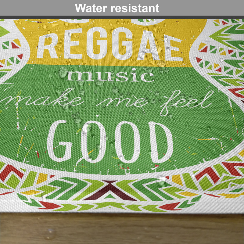 Reggae Music Guitar Place Mats