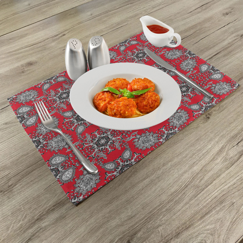 Paisley Doodle Place Mats