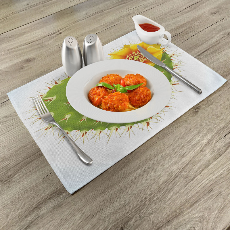 Thorny Opuntia Heart Place Mats