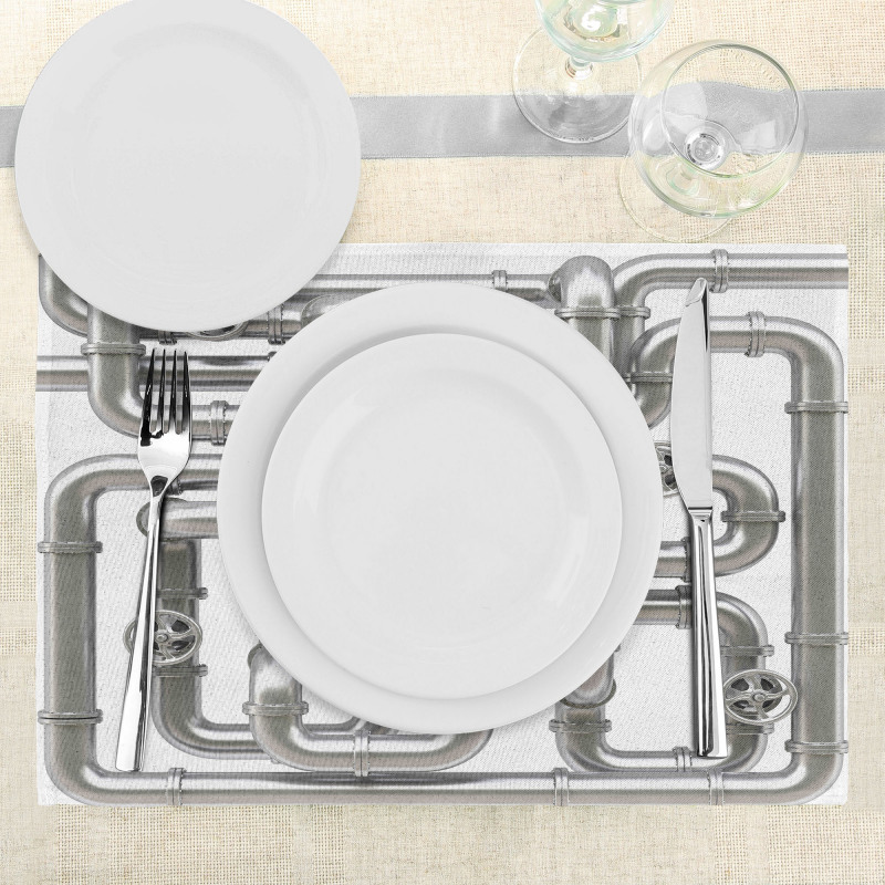 Maze of Pipes Place Mats