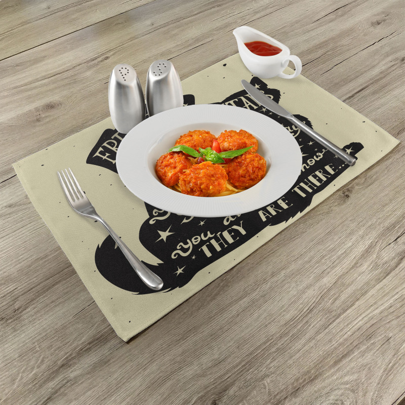 Cat Dog Friends Place Mats