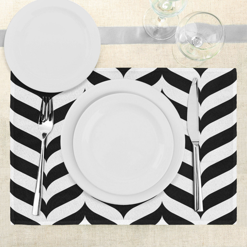 Chevron Retro Place Mats