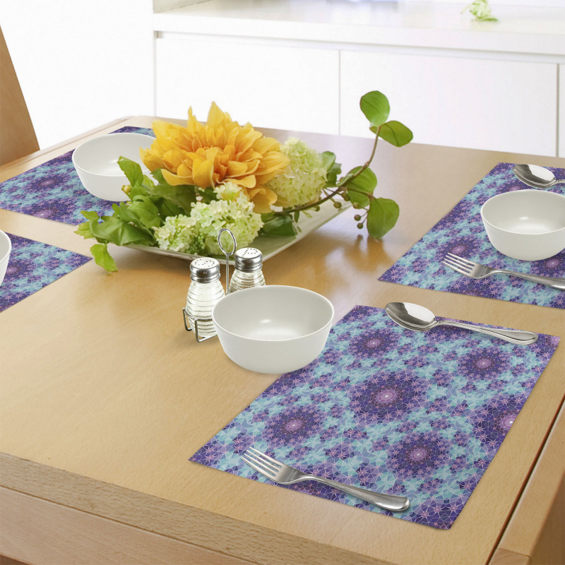 Mosaic Fractal Place Mats