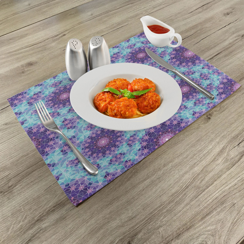 Mosaic Fractal Place Mats