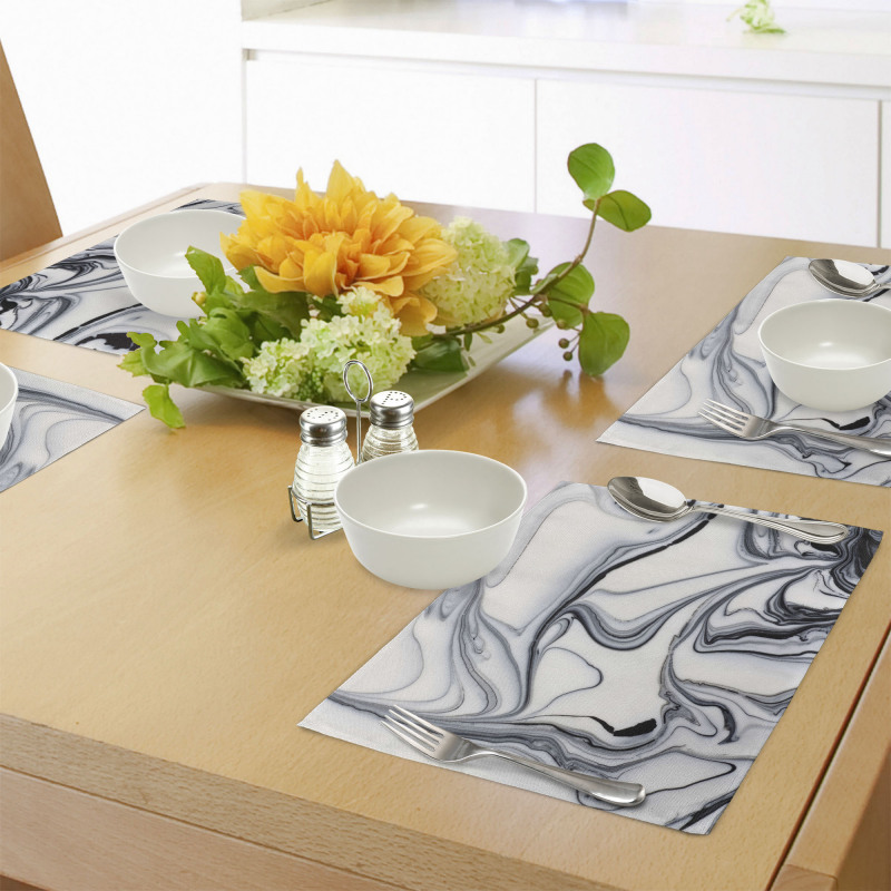 Trippy Unusual Forms Place Mats