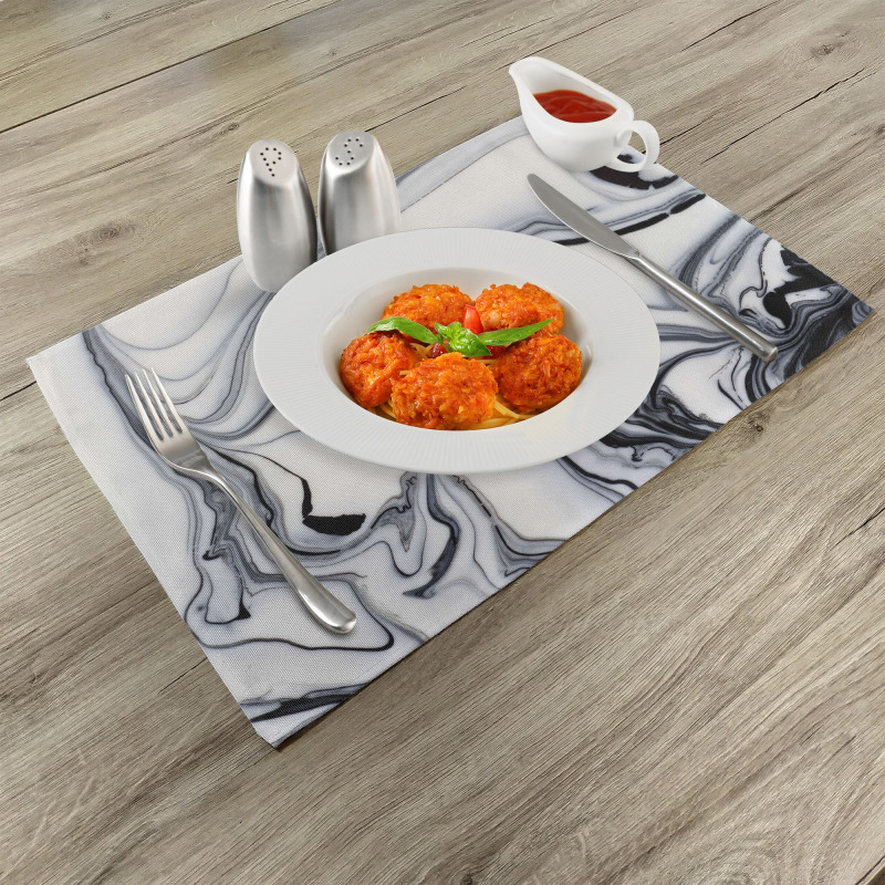 Trippy Unusual Forms Place Mats