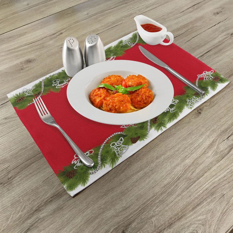 Coniferous Spruce Place Mats