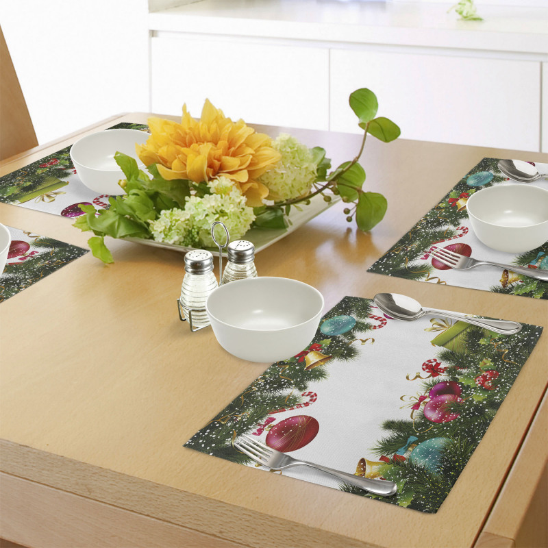 New Year Greeting Place Mats