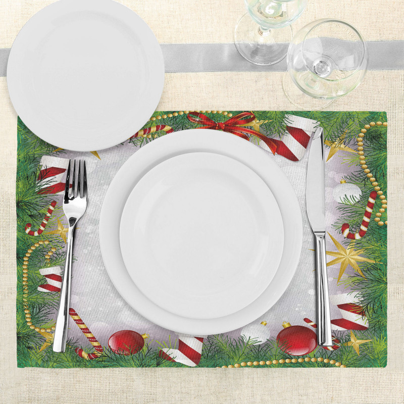 Night Xmas Eve Noel Place Mats