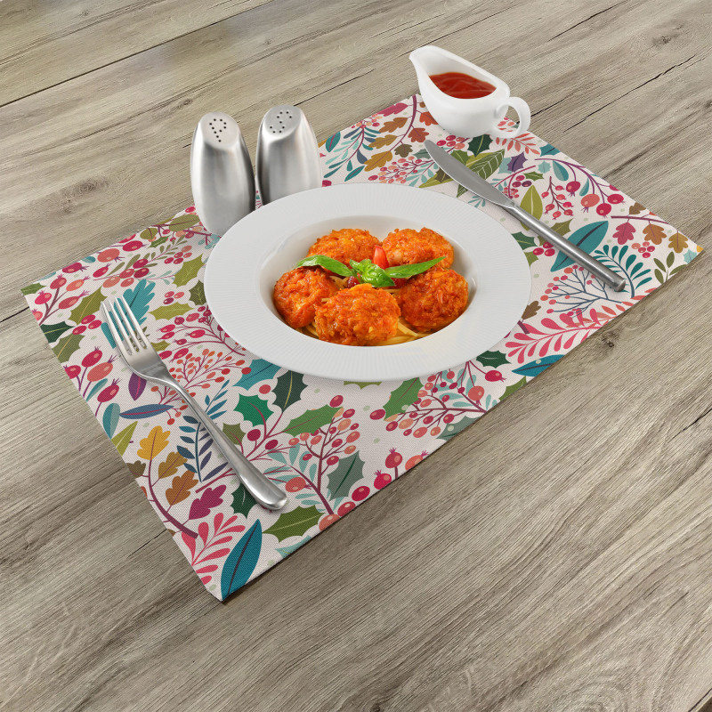 Blossoms Herbs Place Mats