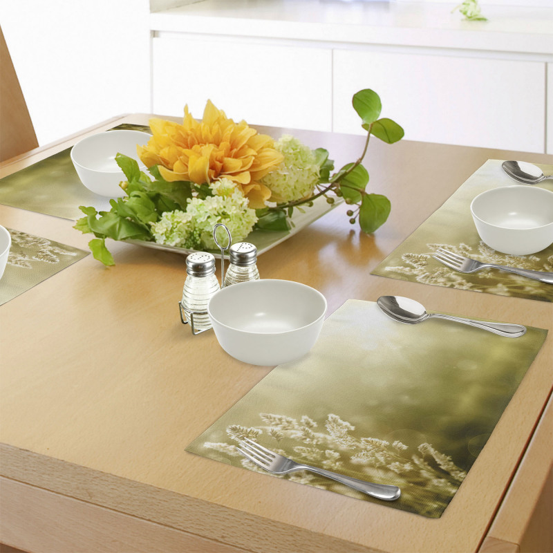 Scenic Autumn Meadow Place Mats