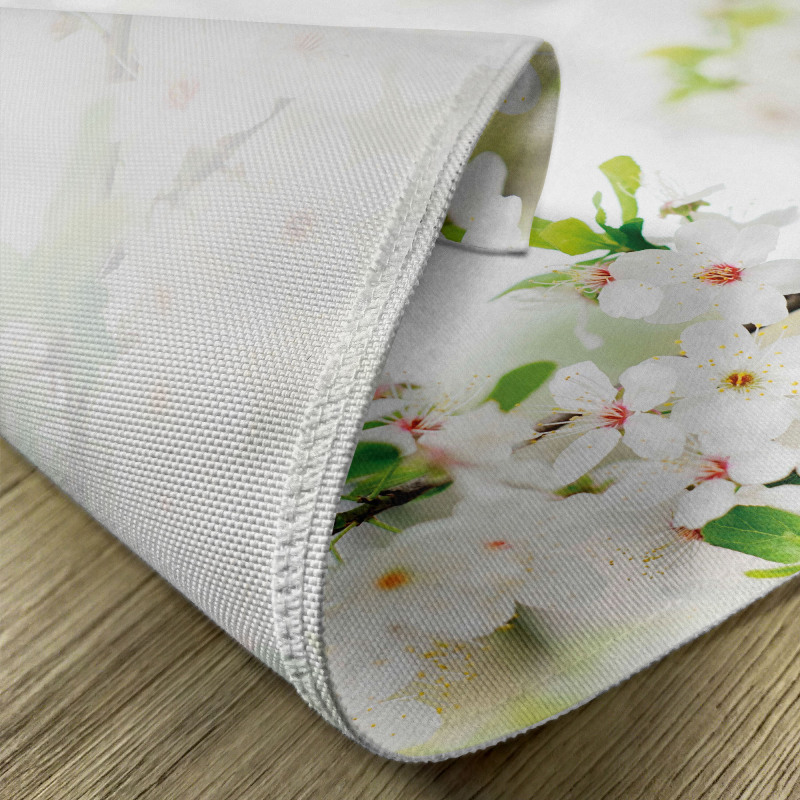 White Spring Blossoms Place Mats