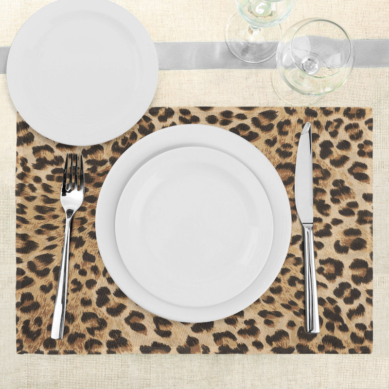 Wild Animal Skin Place Mats