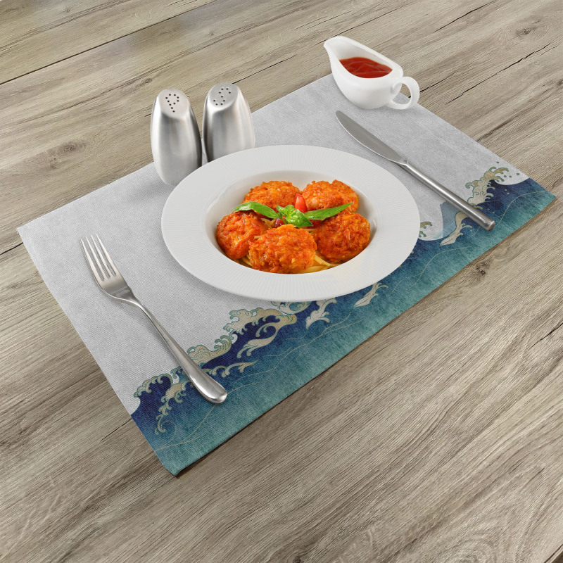 Aquatic Swirls Place Mats