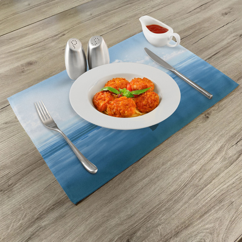 Fin Sea Surface Danger Place Mats