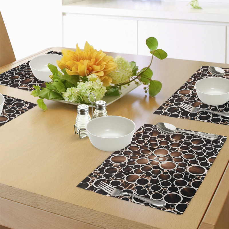 Round Pipes 3D Style Place Mats