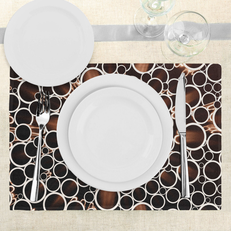 Round Pipes 3D Style Place Mats