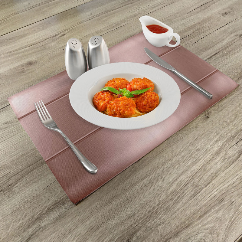 Realistic Look Plate Place Mats