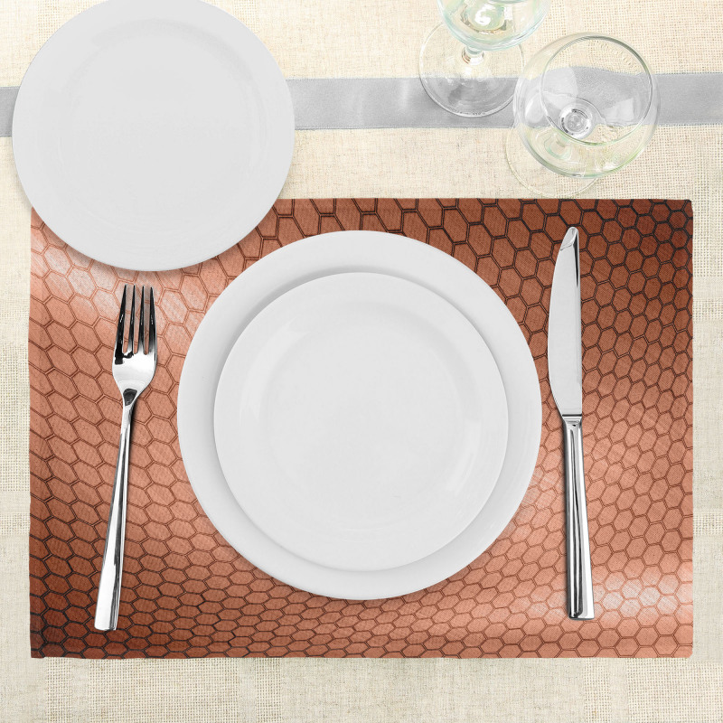 Comb Pattern Waves Place Mats