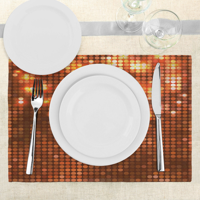 Vivid Dots Mosaic Place Mats