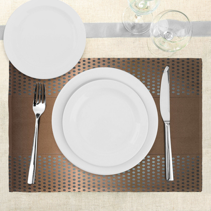 Perforated Grid Place Mats