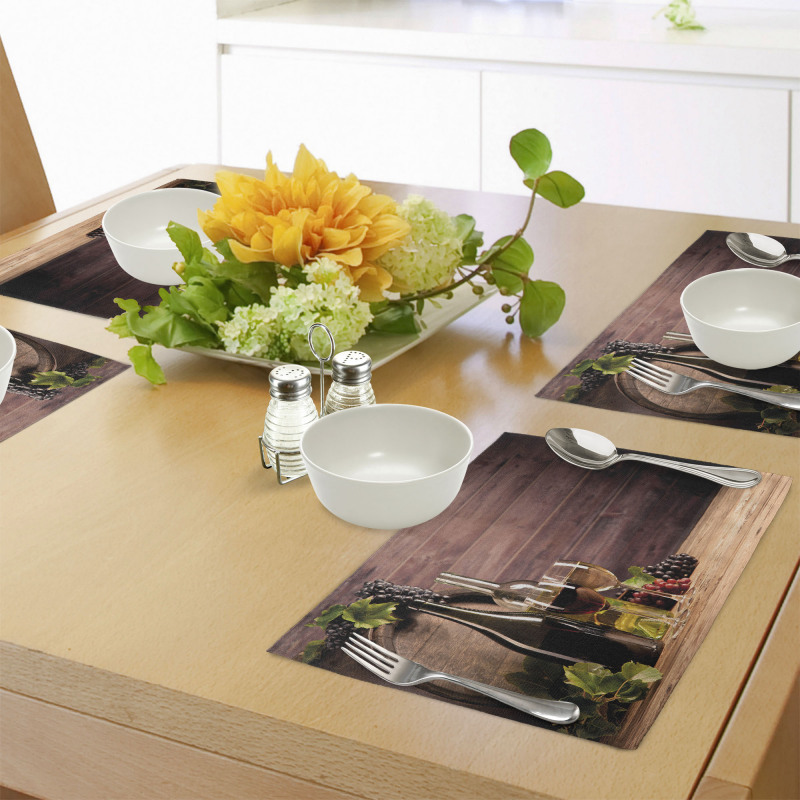 Rustic Viticulture Concept Place Mats