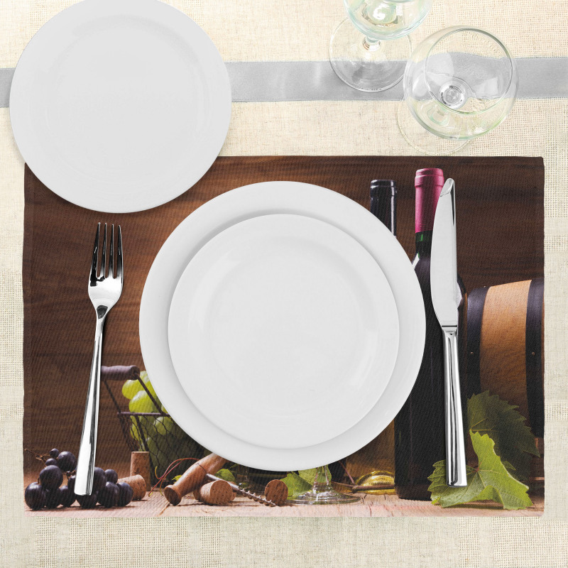 French Gourmet Tasting Place Mats