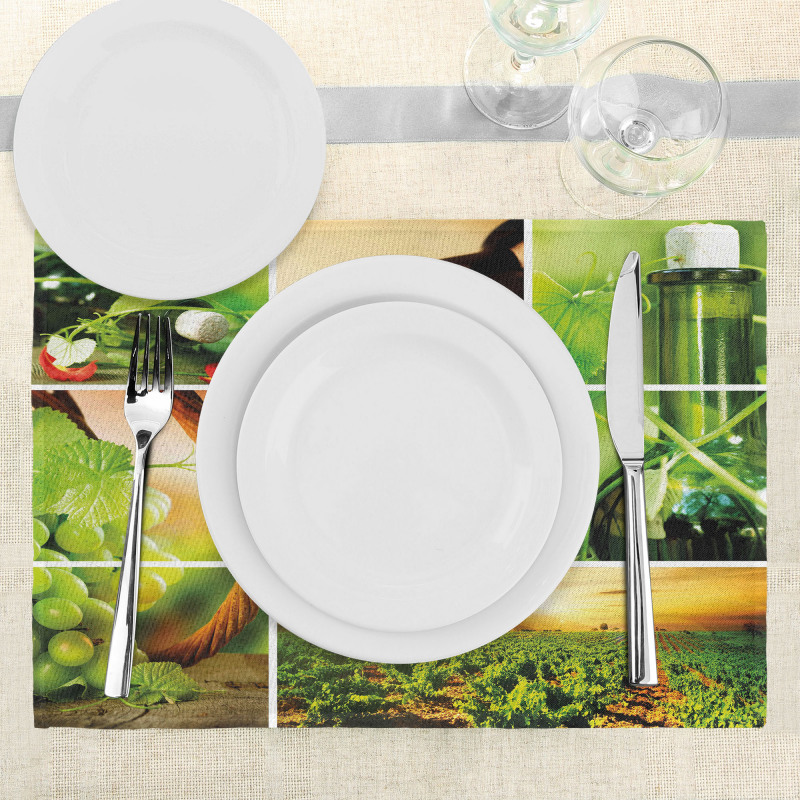 Wine Tasting Grapevine Place Mats