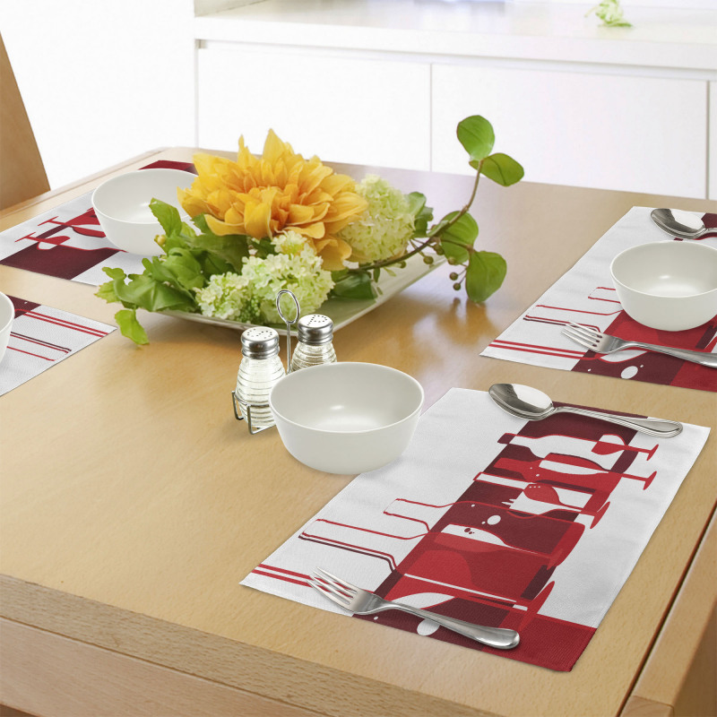 Modern Abstract Place Mats