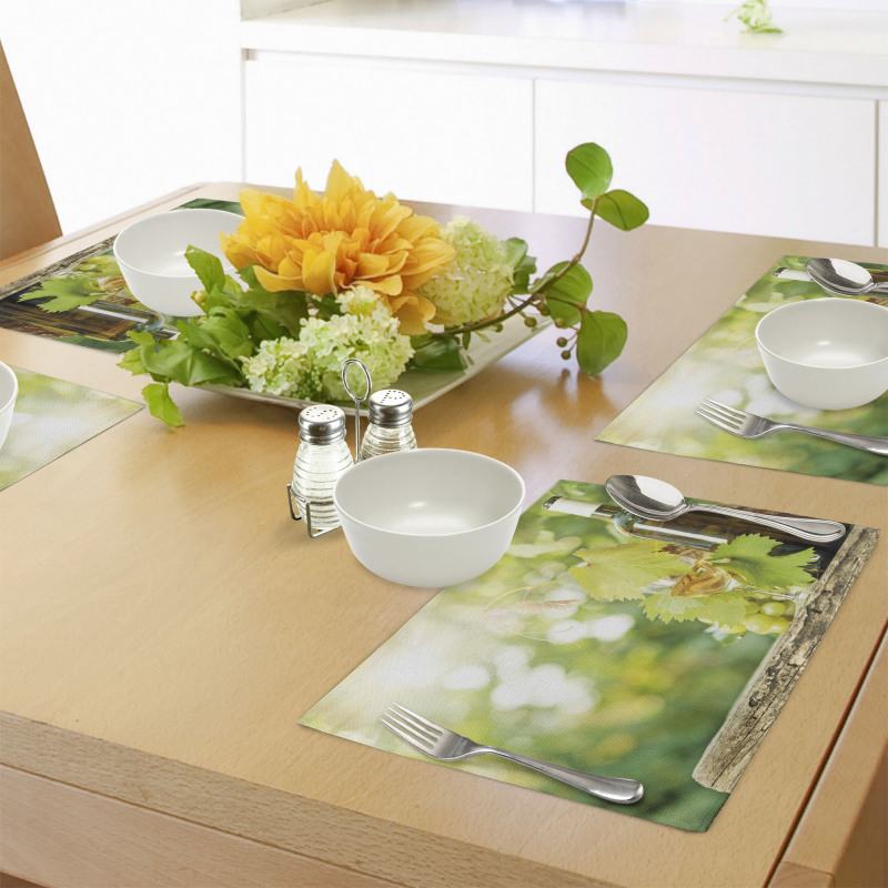 Young Vine Green Spring Place Mats