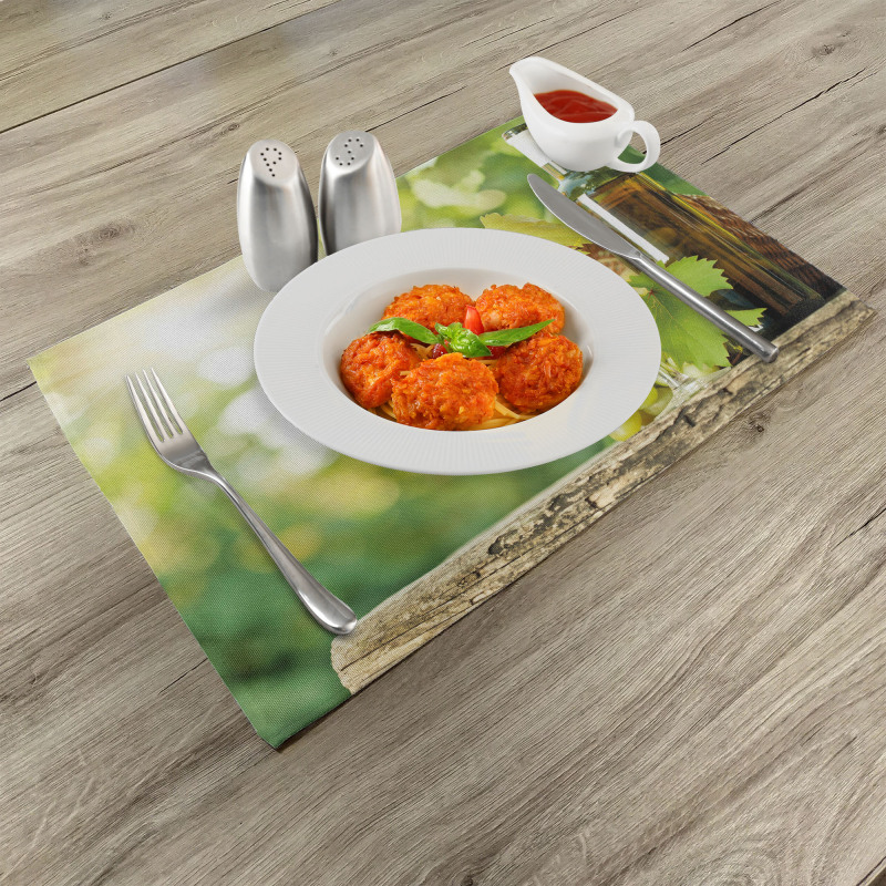 Young Vine Green Spring Place Mats