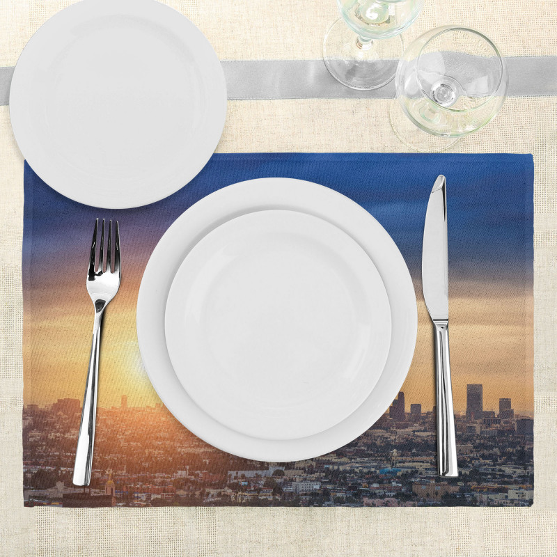 Sunrise at Los Angeles Place Mats