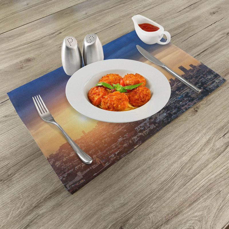 Sunrise at Los Angeles Place Mats