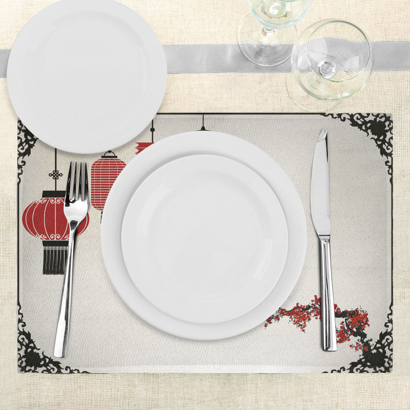 Minimalist New Year Place Mats