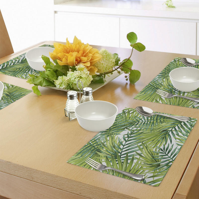 Colorful Illustration Natural Place Mats