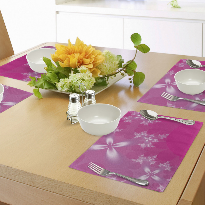 Vibrant Floral Modern Place Mats