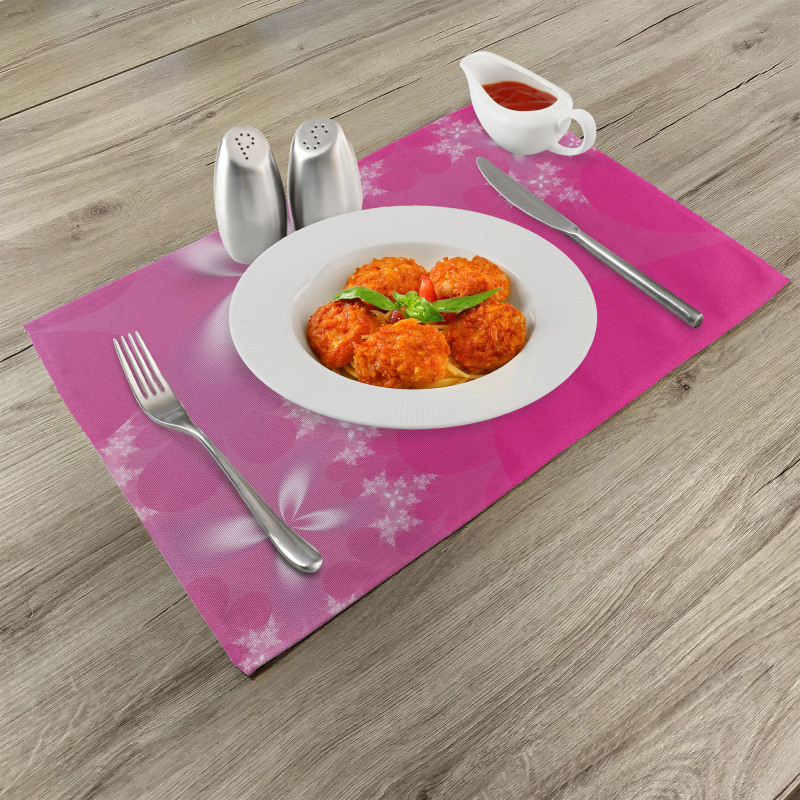 Vibrant Floral Modern Place Mats