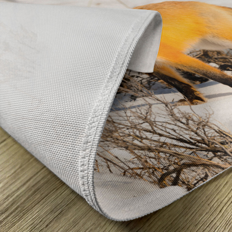 Red Fox in Snowy Nature Place Mats