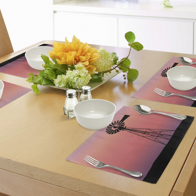 Dreamy Western Sunset Place Mats