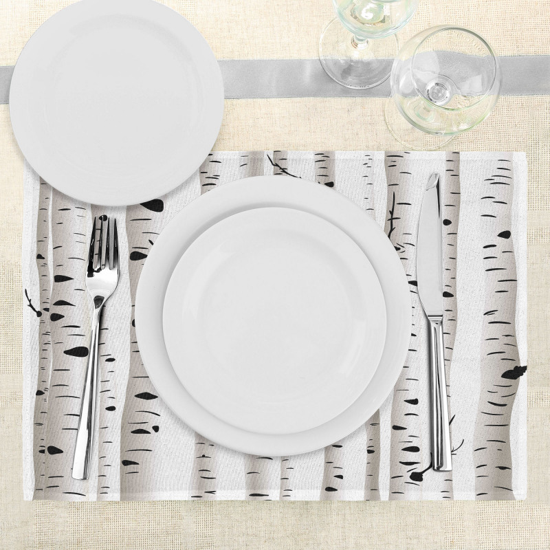 Seasonal Woodland Place Mats