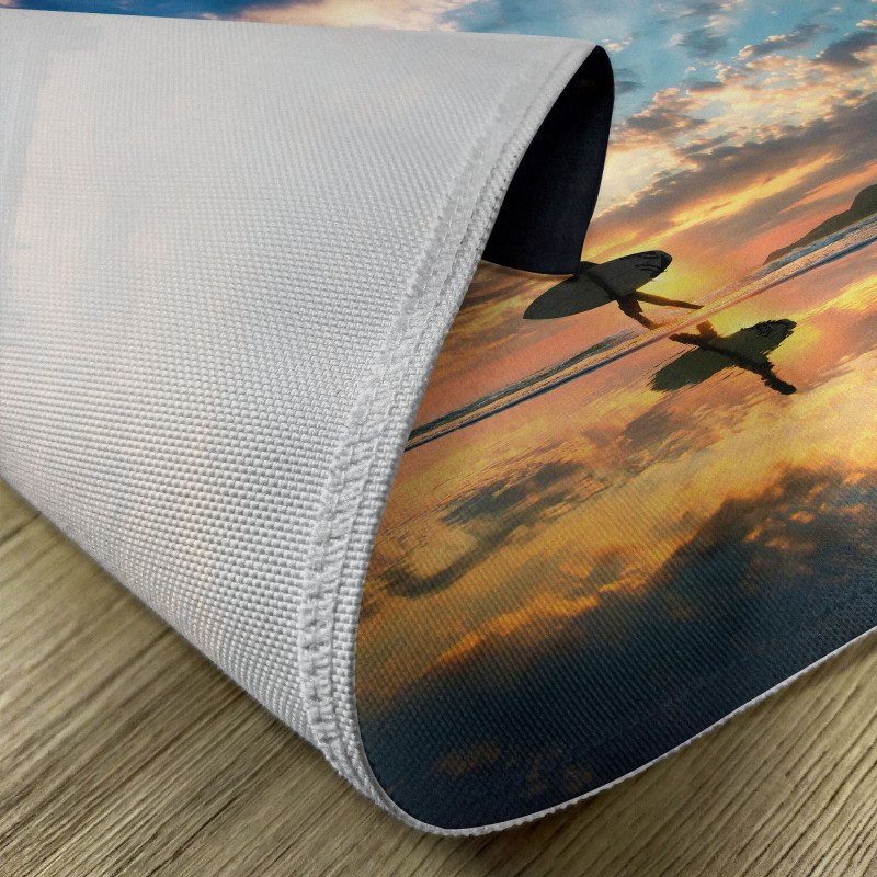 Surfer on Coast Place Mats