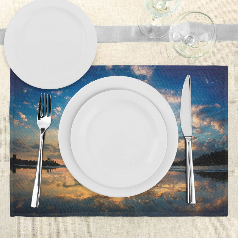 Surfer on Coast Place Mats