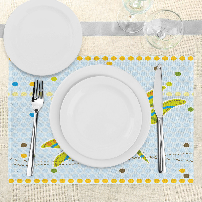 Kids Cartoon Theme Place Mats