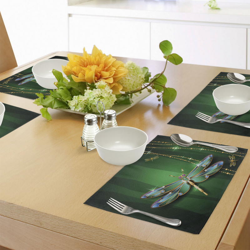 Vivid Gemstone Place Mats