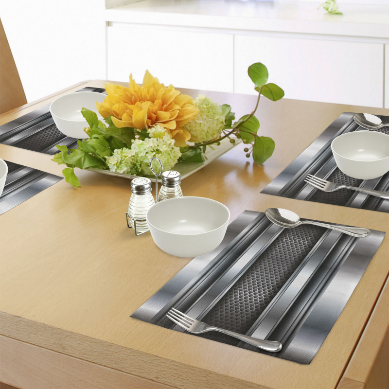 Realistic Vivid Plates Place Mats