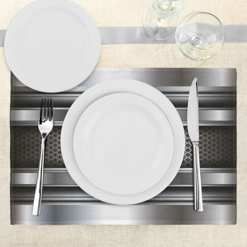 Realistic Vivid Plates Place Mats