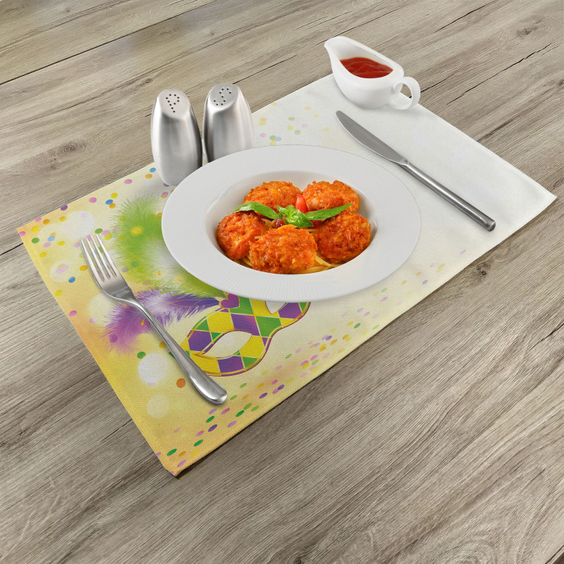 Party Mask Place Mats