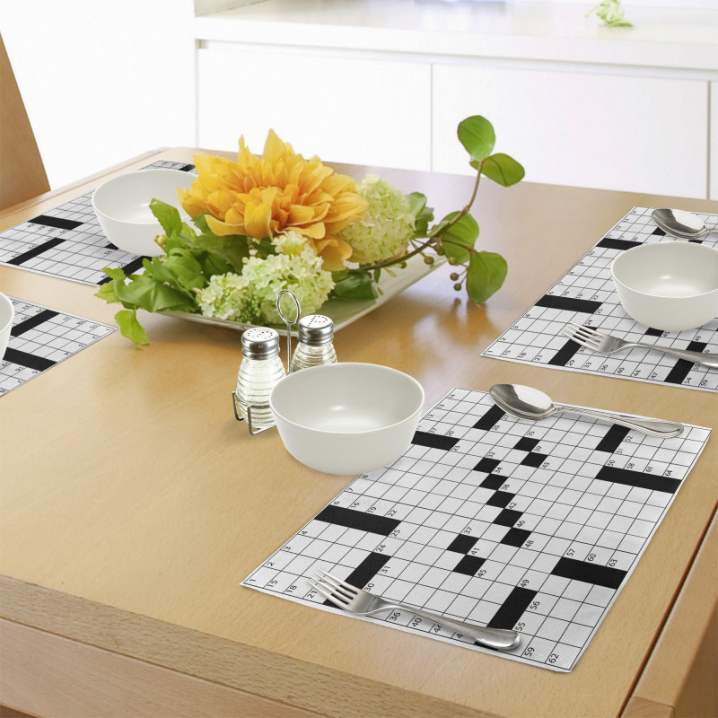 Game Grid Place Mats