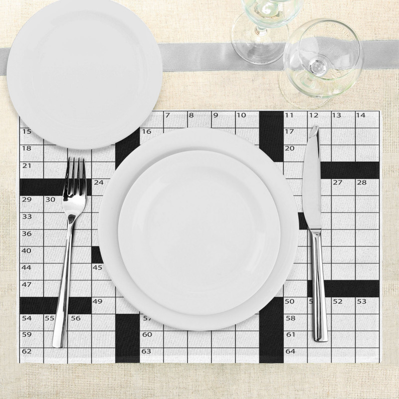 Game Grid Place Mats